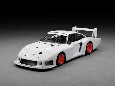 Porsche 935-78 3D model