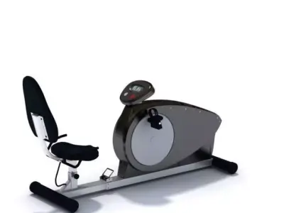 Stationary Bike Sports Equipment 3D model