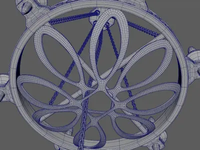 3D Chandelier game of thrones 3D model