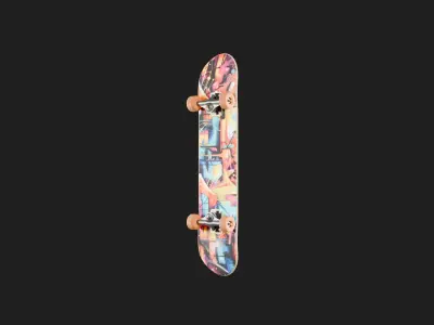 SkateBoard 3D model  3D model
