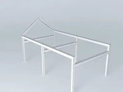 16x28 bed frame Free 3D model