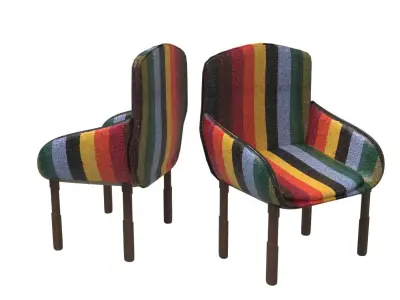 Chair model Penson room decor  3D model