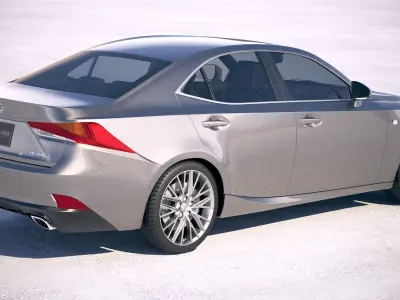 Lexus IS 2017 3D model