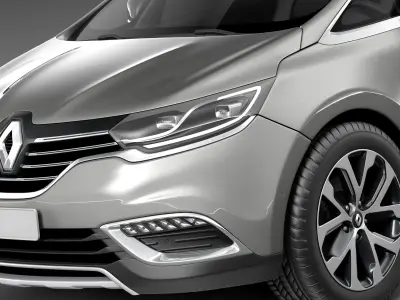 Renault Espace 2015 3D model