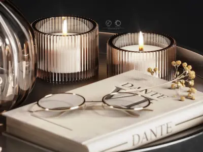 decorative set 17 3D model