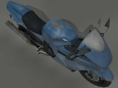 Razor RZX-1000 Low-poly 3D model