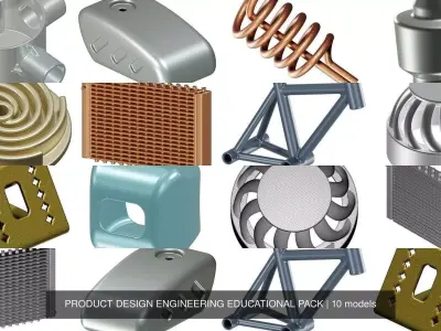 PRODUCT DESIGN ENGINEERING EDUCATIONAL PACK 3D Model Collection