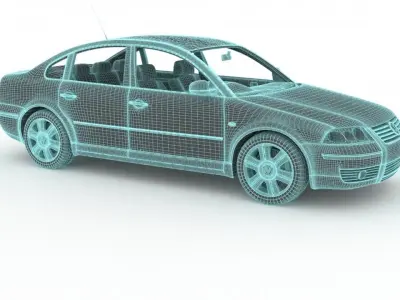 Volkswagen Passat 2009 3D model