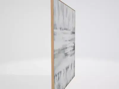 Framed Contemporary Decorative Canvas Wall Ar Low-poly 3D model