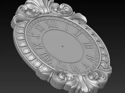 Wall clock 1 3D model 3D print model