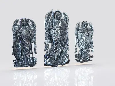 ARHANGEL   AVE MARIA  QVIS VT DEVS 3D print model