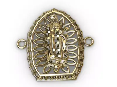 virgen de guadalupe 3D print model