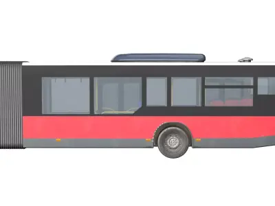 City Bus  Low-poly 3D model