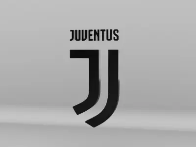 Juventus Football Club Team Logo 3D model