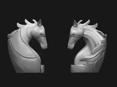 Horse Wine Holder Printable 3D print model