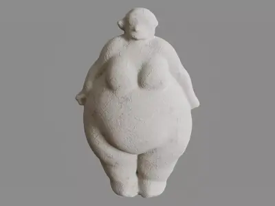 Female Figurine Decoration 3D model