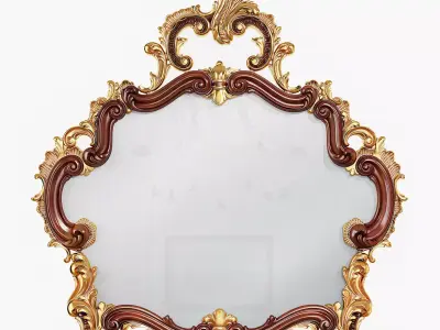 Classic mirror 003 3D model