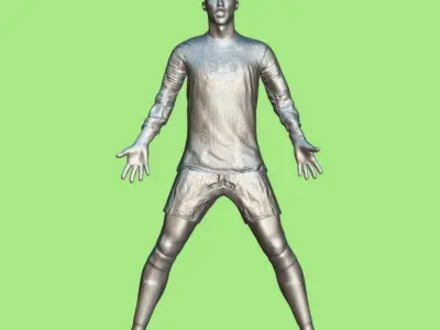 Cristiano Ronaldo famouse Siu Pose 3D model
