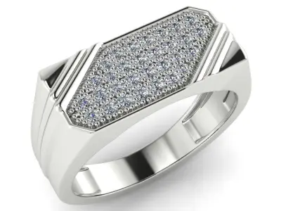 light weight gold diamond rings-C111116SKCH2025991-wt-5-10 3D print model