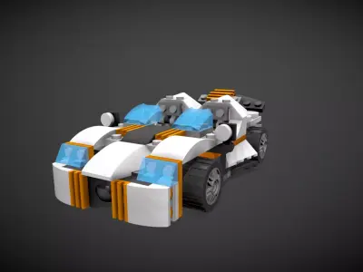 Lego Future Flyers Car 3D model