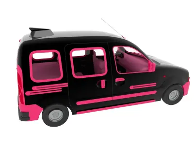 Fantasy Van 3D model