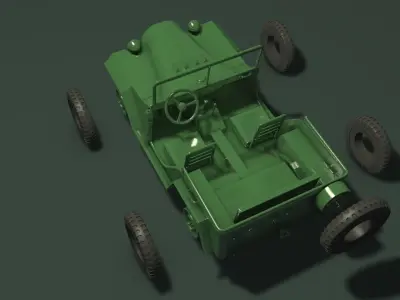 old car for 3D print 3D print model