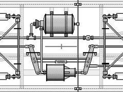 Brake Zylinder 3dprint Locomotive 3D print model