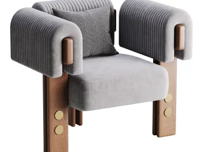 ARMCHAIR EVELYN 3D model