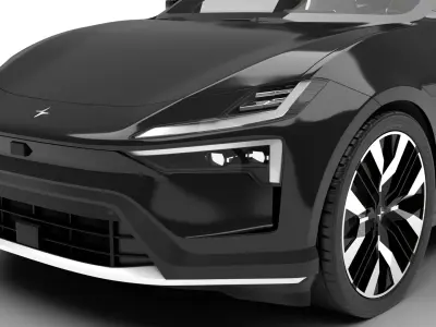 Polestar 4 2024 3d model  3D model purchase