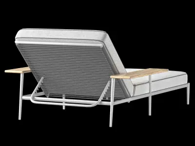 black garden lexov sunbed 3D model