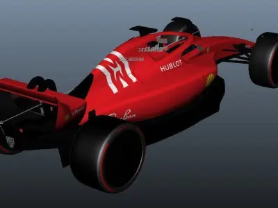 f1 2021 detailed model 3D model