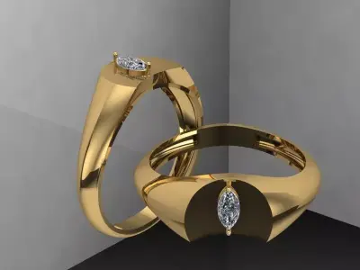 Classic Ring Free 3D print model