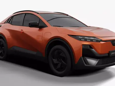 Subaru Uncharted 2026 EV SUV 3D model