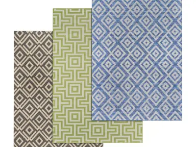 Rug Set 711 3D model