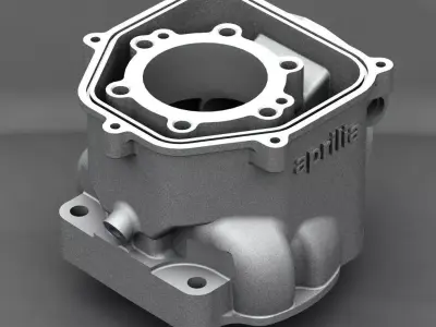 Cylinder Aprilia RSA125 3D print model