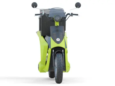 Mahindra  GenZe  2 electric  scooter Bike 3D model