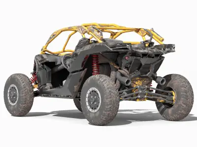 Buggy Can-Am Maverick 3D Model  Low-poly 3D model
