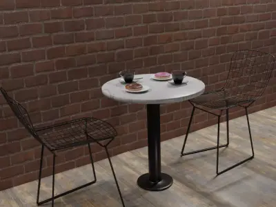 Cafe Interior Free 3D model