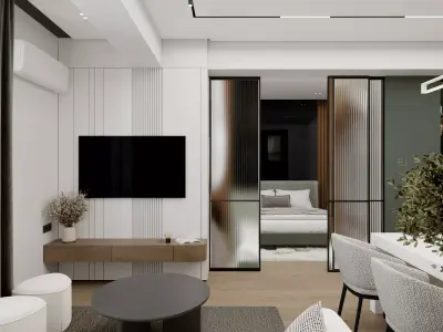 Interior Design 3D model 4