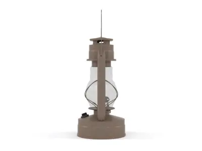 Old Kerosene Lamp 3D model
