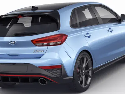 Hyundai i30 N 2021 3D model