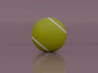 Basketball - Fotball - Tennisball Free 3D model