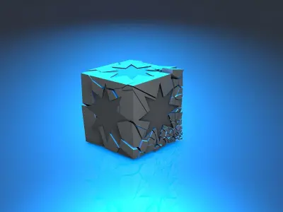 Old Magic cube Free 3D model
