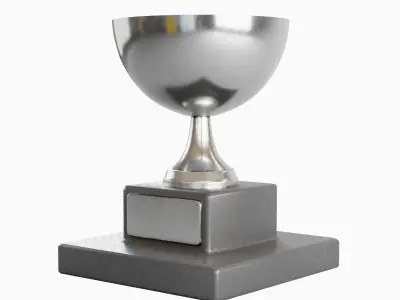 Trophy Cup 02 Low-poly 3D model