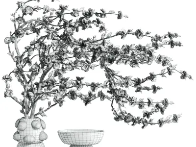 bouquet 3D model 10