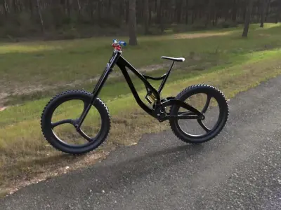 BIKE DownHill 3D print model