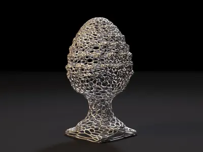 Decor pine cone 3D print model