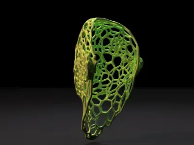 Zombie mask 3D print model