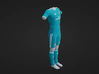 Real Madrid Sportwear Low-poly 3D model
