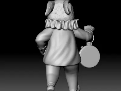 Rabbit - disney - deco - 030 3D print model